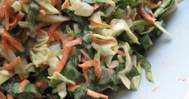 The Messy Apron Slaw With Orange Tahini Dressing