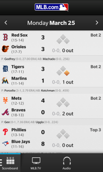 MLB.Com, the best baseball App for Major League Baseball lovers comes to Z10
