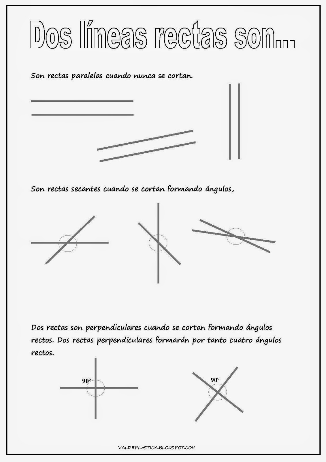 VALDEPLÁSTICA: LA LÍNEA RECTA