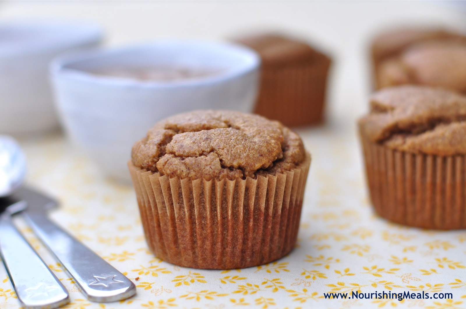 Nourishing Meals® Banana Almond Butter Muffins (glutenfree, grain