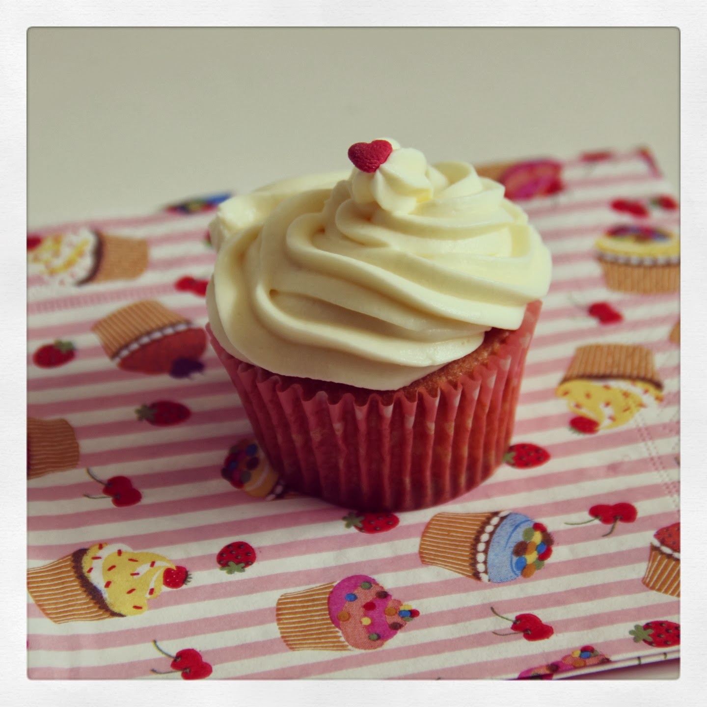 De smaak van Cécile Cupcakes met mascarponelemon frosting