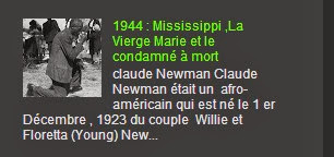 1944 : Mississippi ,La Vierge Marie et le condamné à mort