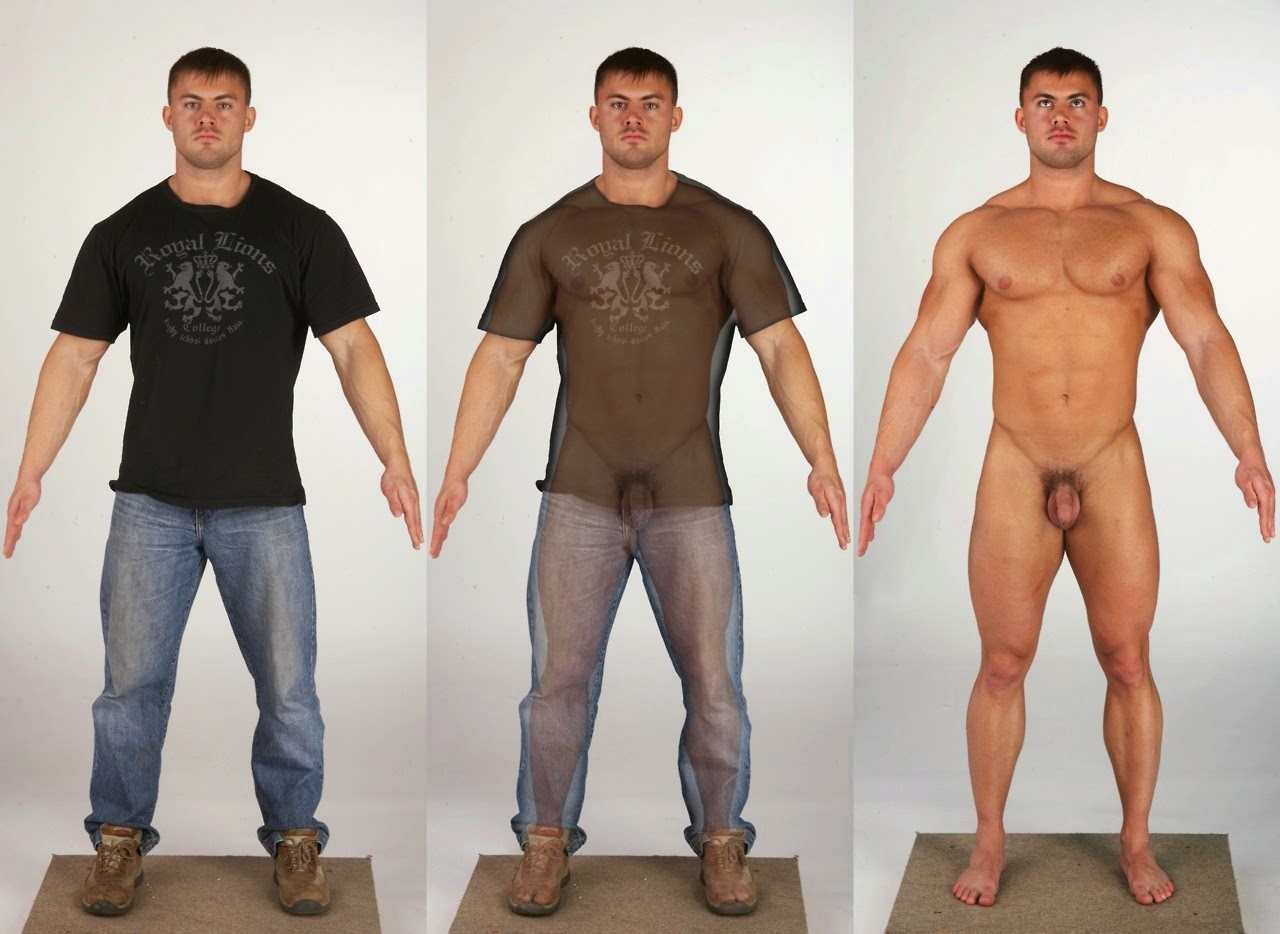 Clothed vs Naked 7: Men Via X-Ray Vision.