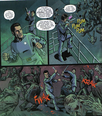 'Spock, didn't we have phasers?...no? OK, whatever.'