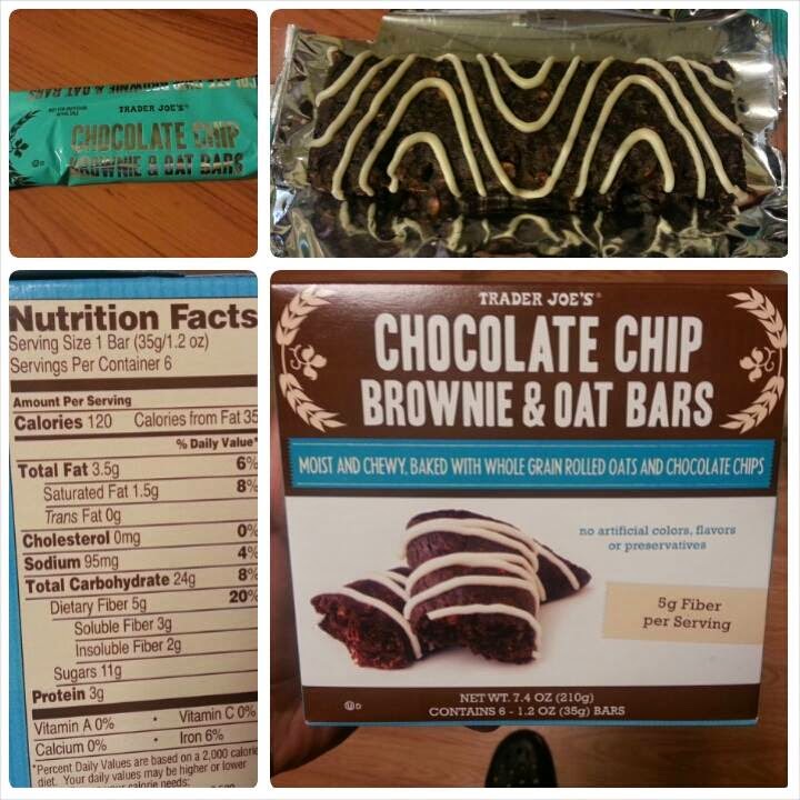 Shannon's Lightening the Load Trader Joe's Chocolate Chip Brownie