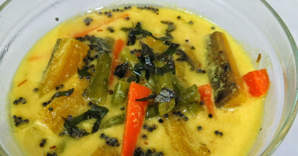 South Indian Yogurt Mix Veg Curry 