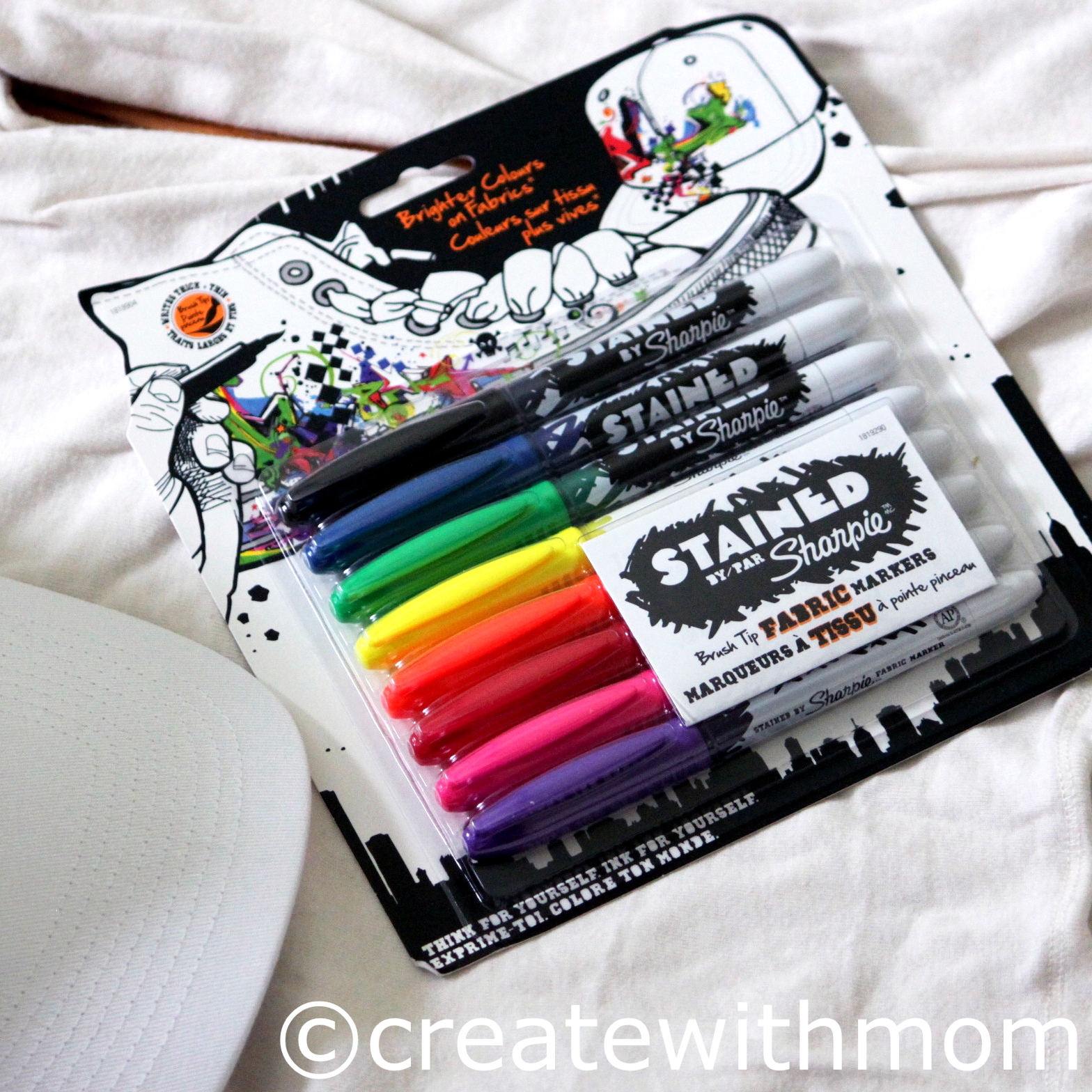 Create With Mom: Sharpie fabric paint