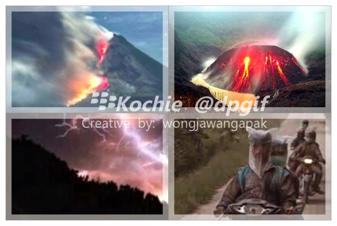 Gambar Foto Gunung Kelud DP BBM Hujan Abu Vulkanik Kochie Frog