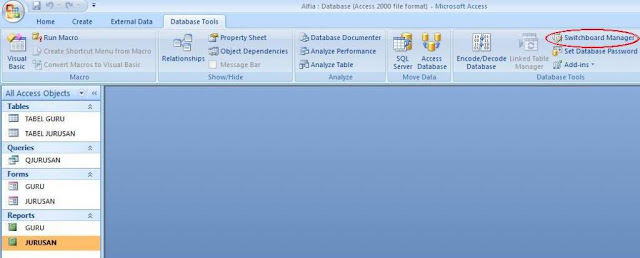 Cara Membuat Menu Switchboard Pada Access 2007 - Mboed-ArtCollection
