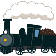 蒸気機関車・汽車のイラスト