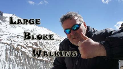Large Bloke Walking