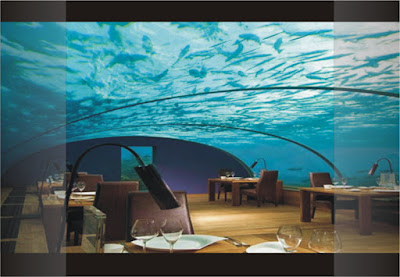 Restoran Ini Berada di Bawah Samudra - Ithaa Undersea Restaurant