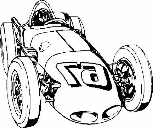 race car coloring pages for kids | FCP