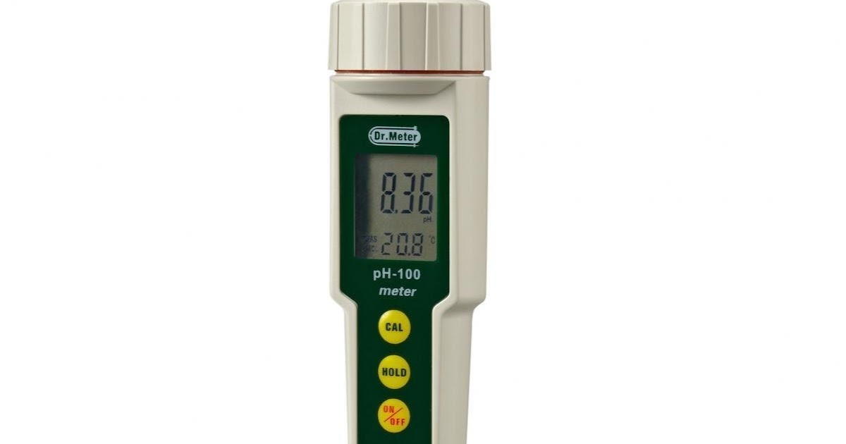 TopTechNews UK Dr.Meter pH100 High Accuracy pH Meter with ATC
