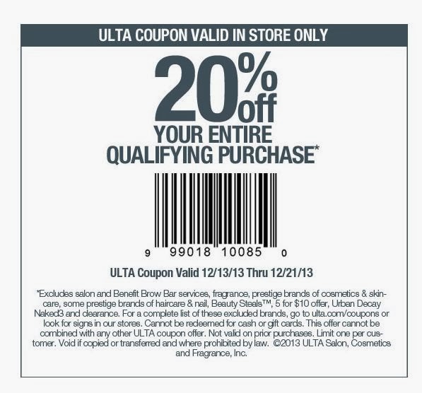 Printable Ulta 20 Off Coupon Beauty & Health