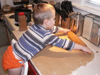 Making cinnamon rolls for Jazzy's birthday by Chris and Jenni, on Flickr Image: Making cinnamon rolls for Jazzy's birthday by Chris and Jenni, on Flickr