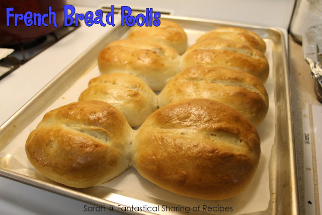 French Bread Rolls. This recipe can also be used for hoagies, buns, and a loaf of French bread. #bread