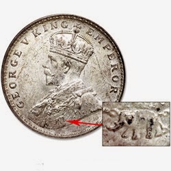 Pig rupee coin of 1911 1911 pig rupee
