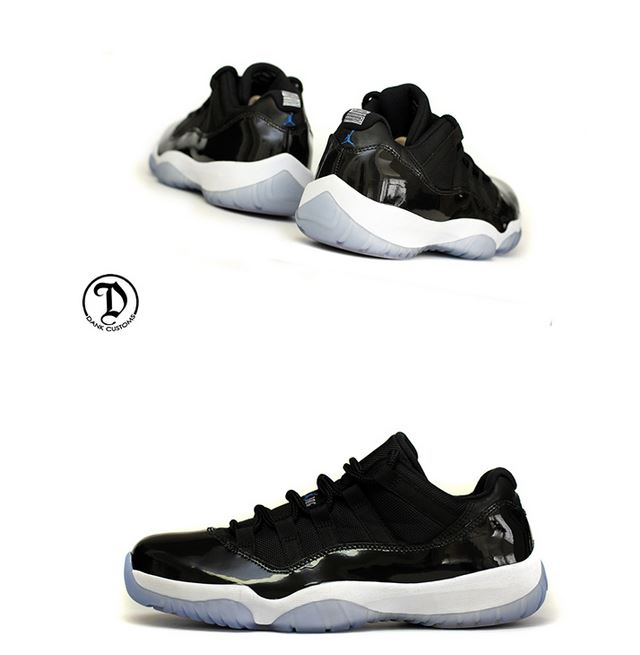 custom jordan 11 space jam