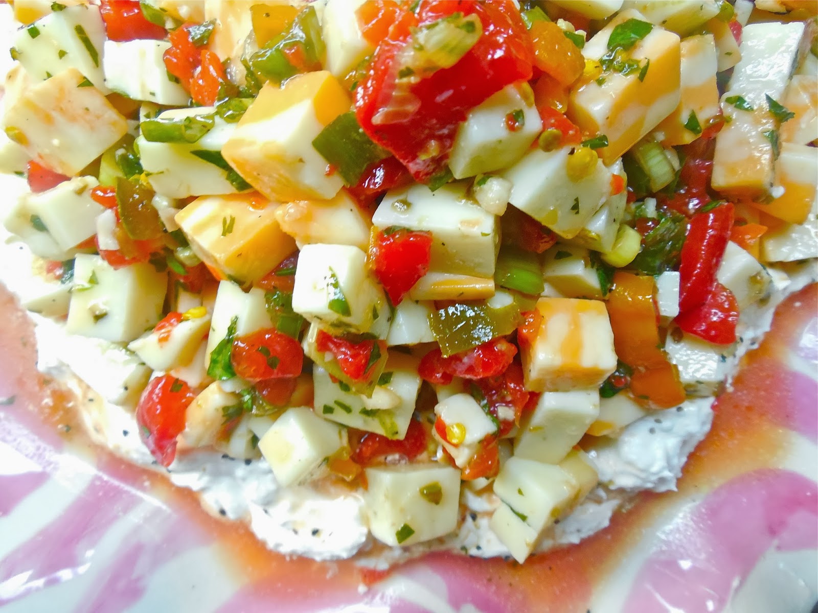 Haute + Heirloom Fancy Southwestern Marinated Cheese Dip with Whipped