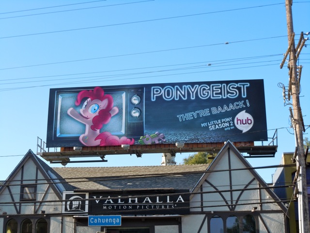 My Little Pony Ponygeist billboard
