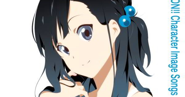 blue eyes, women, face, profile, Karui Ongaku, headphones, anime girls,  anime, blue, 2009 (Year), dark, K-ON!, Akiyama Mio