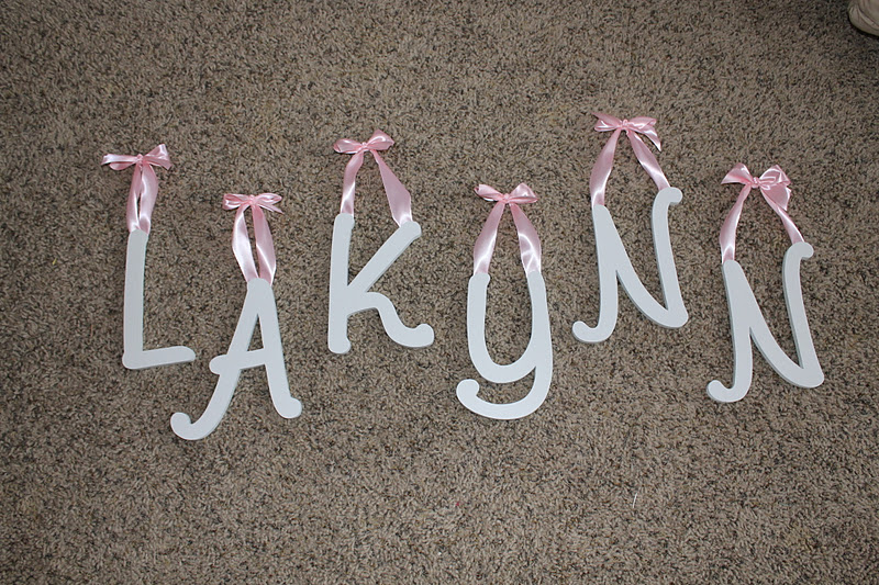 Wall Name Art Tutorial Mommy's Little Sunshine