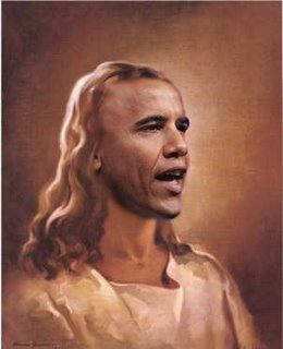 Jesus Obama Poster