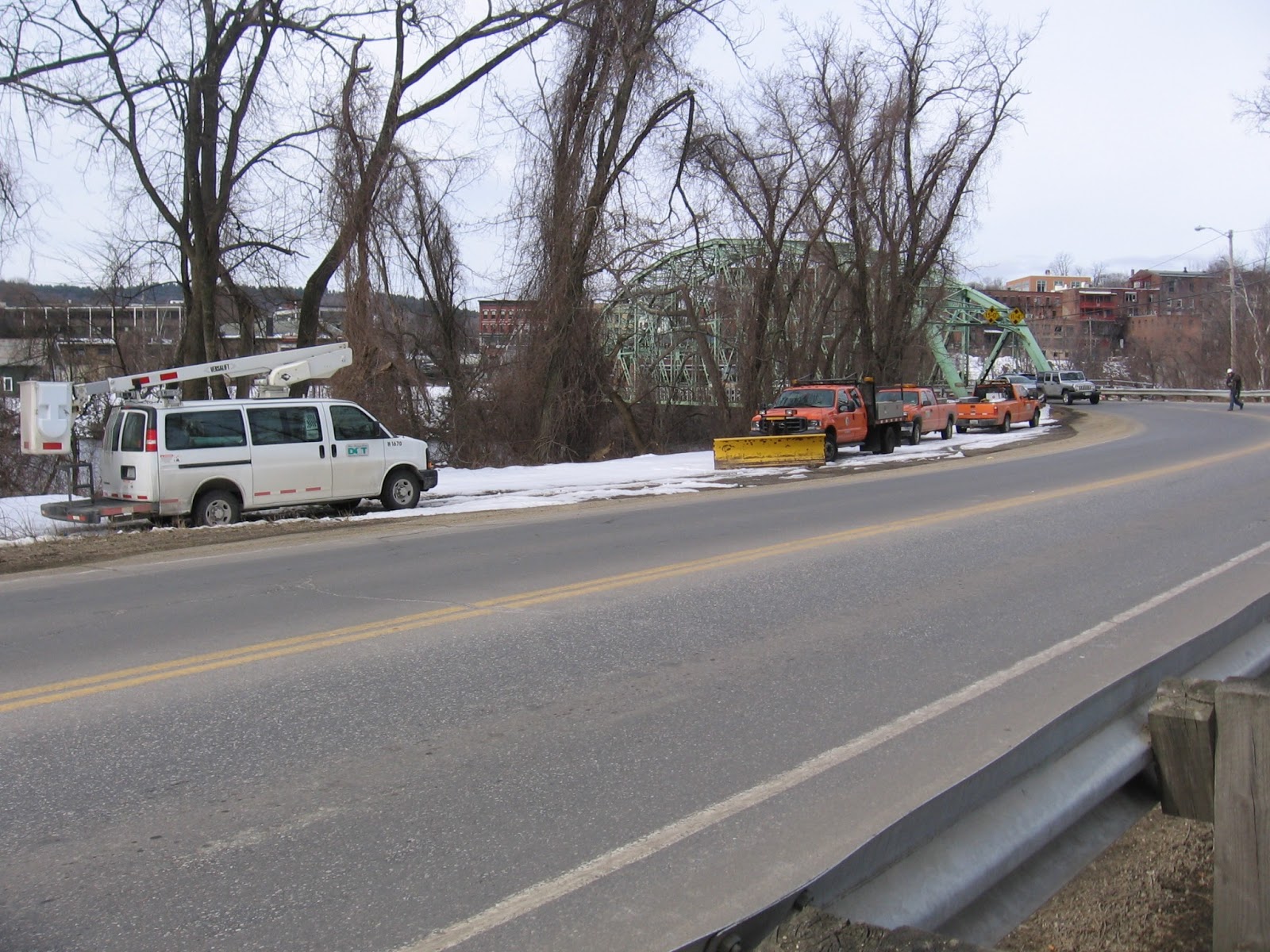 The Popperville Town Hall NH DOT Inspection Of Hinsdale's Rt 119 Bridge