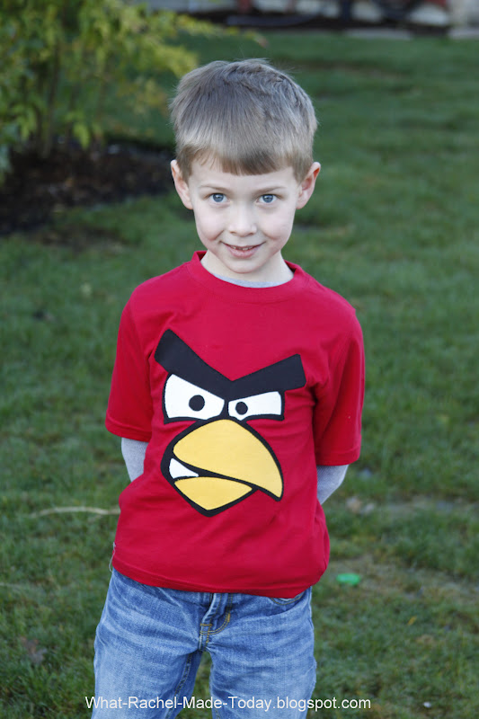 What I Made Today: TUTORIAL: Angry Birds T-shirt