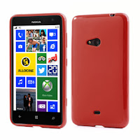 Frosted TPU Jelly Case For Nokia Lumia 625 - Red Frosted TPU Jelly Case For Nokia Lumia 625 - Red