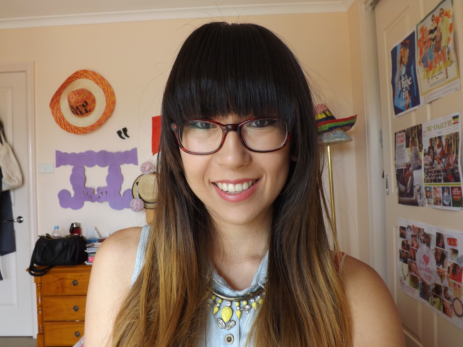 How to style a straight fringe/bangs taken by surprise