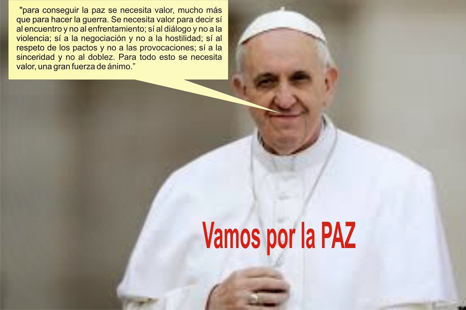 El Papa y la Paz en Colombia