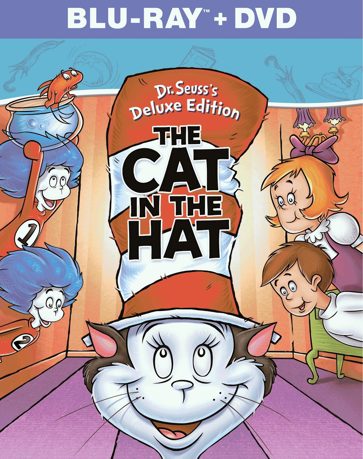 Dr Seuss S Deluxe Edition The Cat In The Hat On Blu Ray Dvd Review Delco Deal Diva