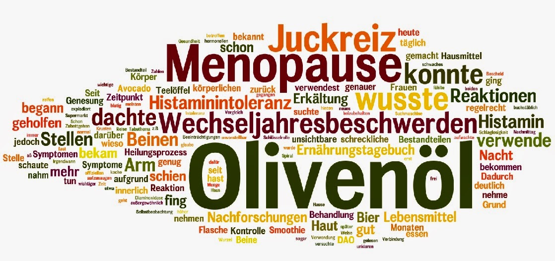 Wechseljahre, Histaminintoleranz, Olivenöl