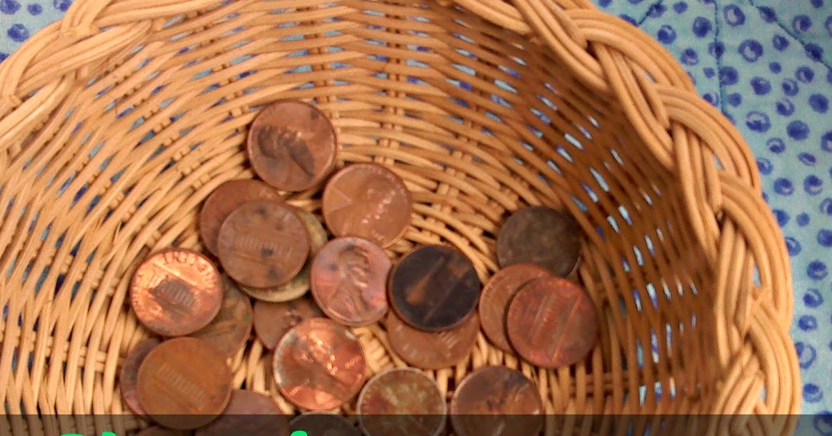 The Cookie Train Scrubbing the Statue of Liberty cleaning pennies with vinegar