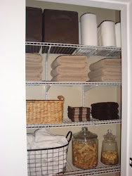 Linen Closet Organization