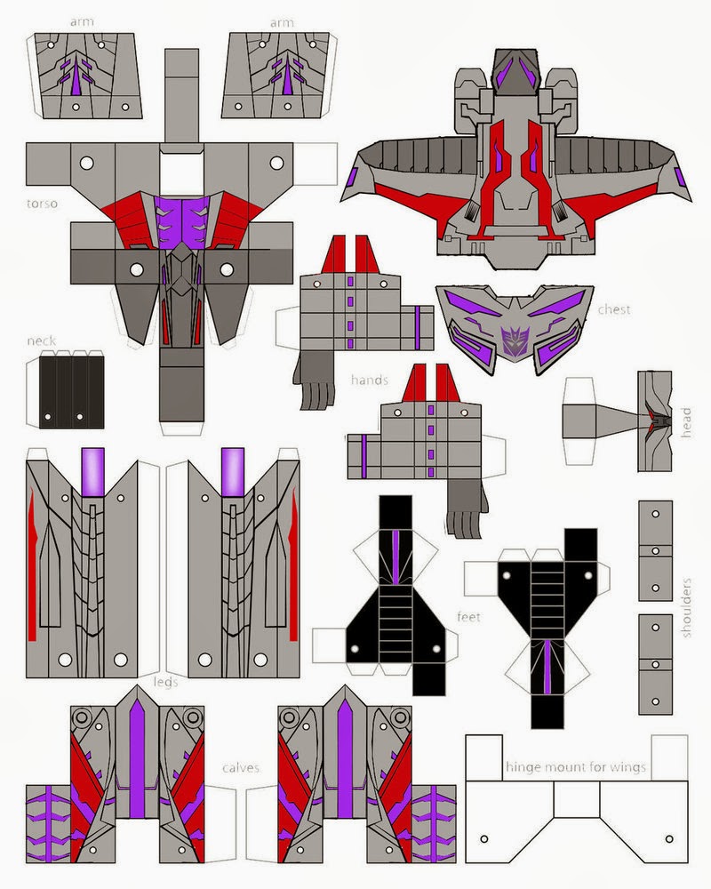 Paper crafts, Paper models, Paper robot