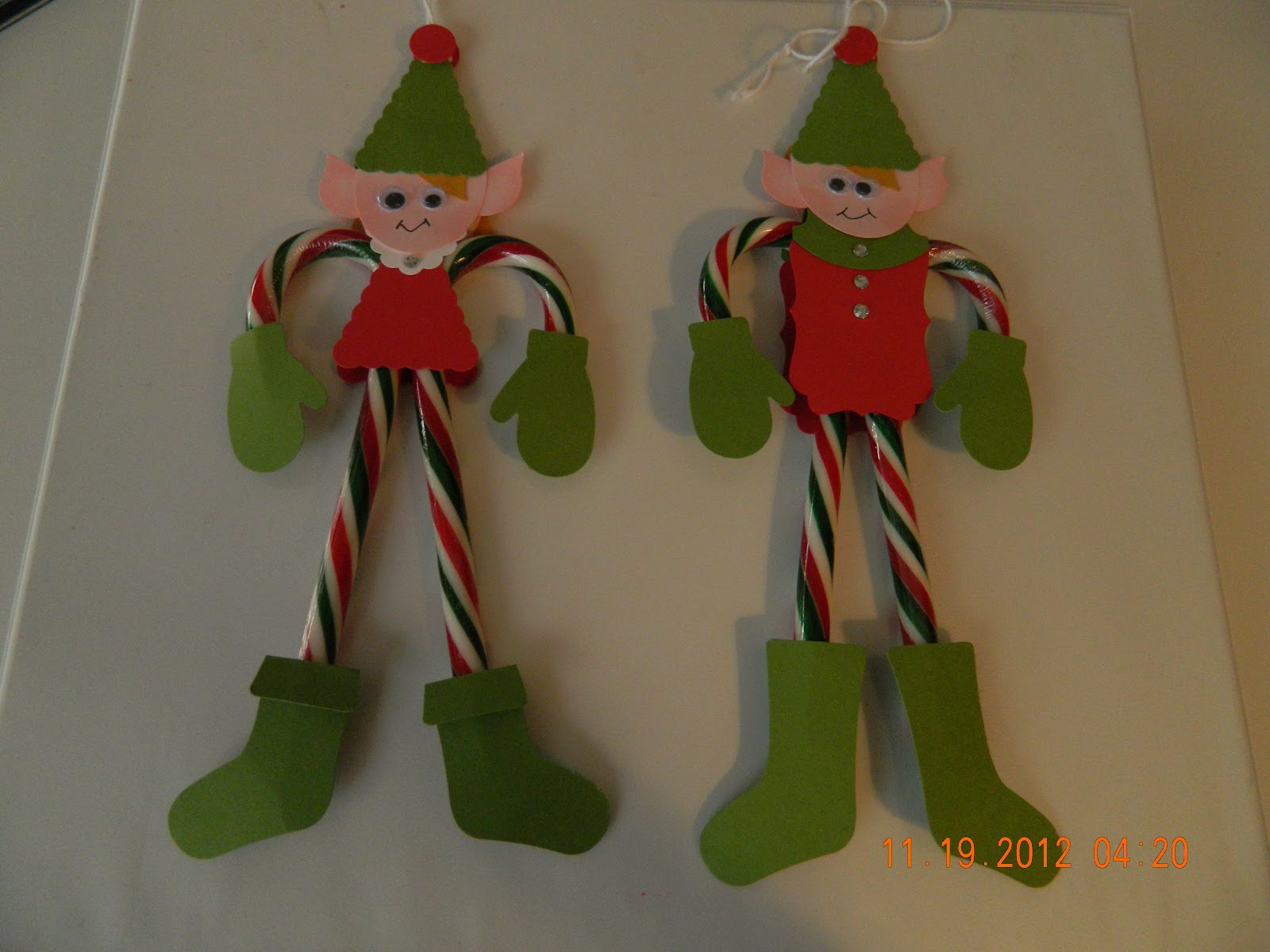 Patsy's Piddlings Candy cane elves.....