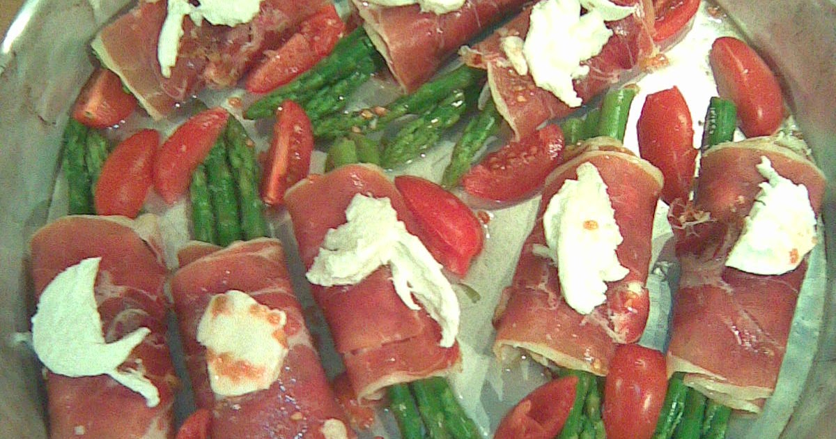 Exquisite&Delicious Asparagus Wrapped in Parma Ham