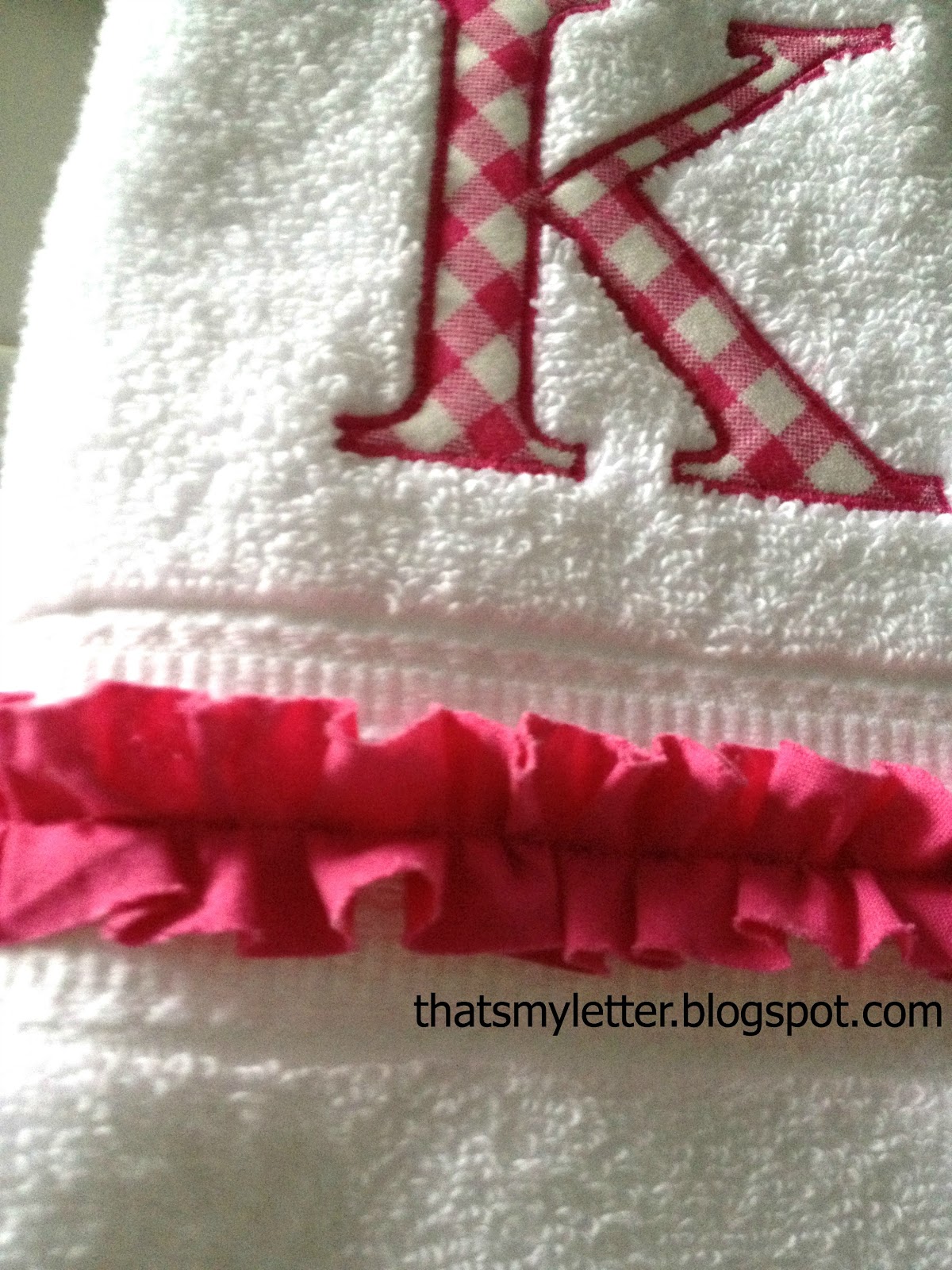 That's My Letter "H" is for Hand Towels