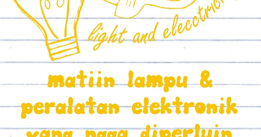 Kata Kata Hemat Energi Listrik