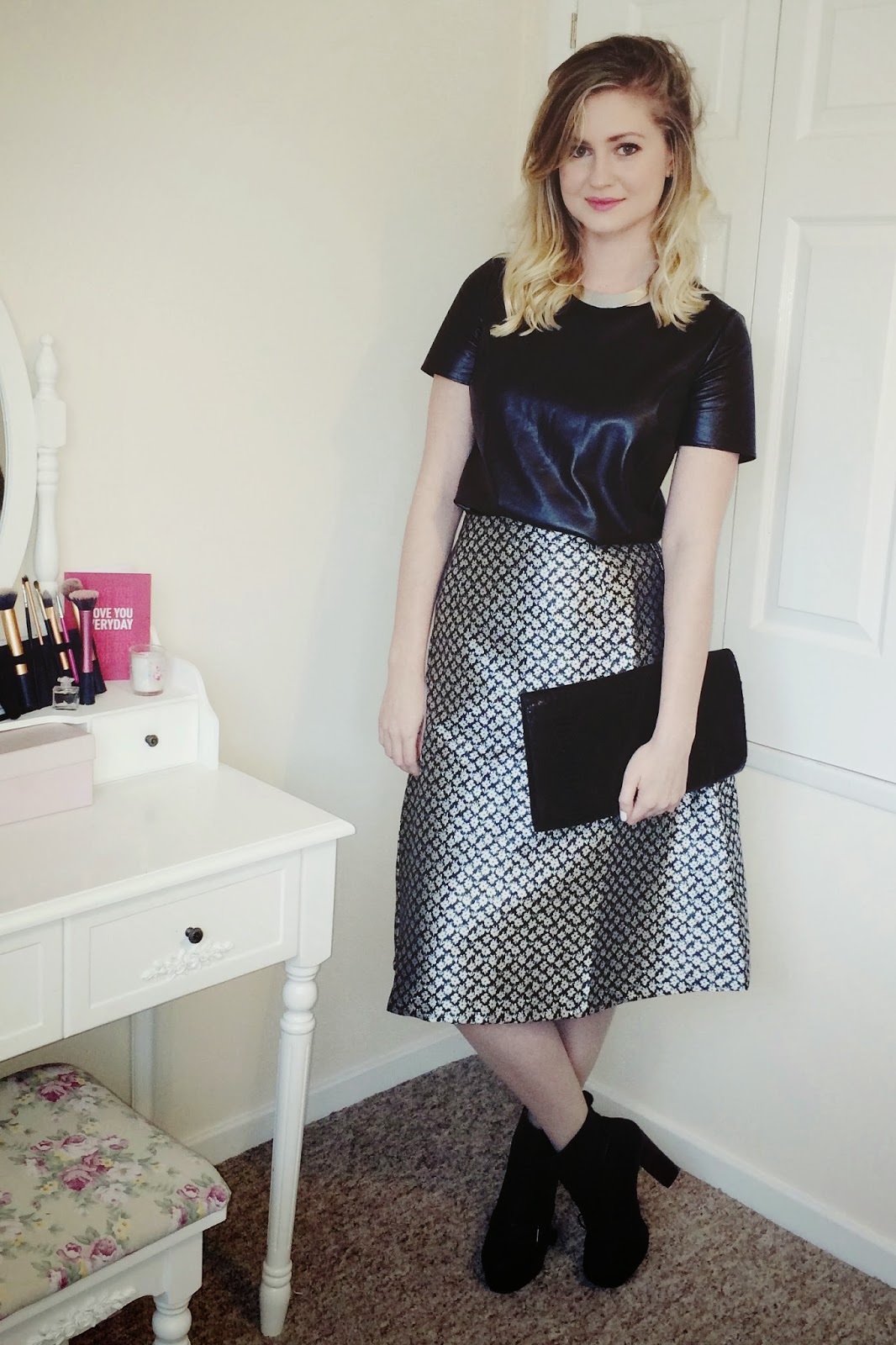 FashionFake, UK fashion blog, fashion bloggers, Poppy Lux skirt