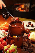 Fondue de Chocolate nesse friozinho...hum? quiiii tudo.