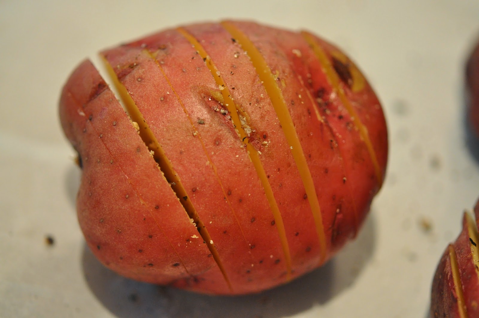 Life of a Wise Wife Healthy Hasselback Potatoes