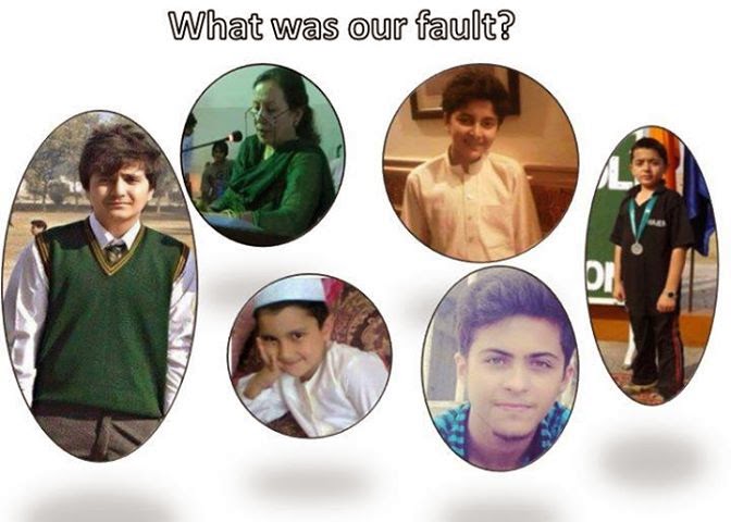 innocent kids killed in peshawar attack