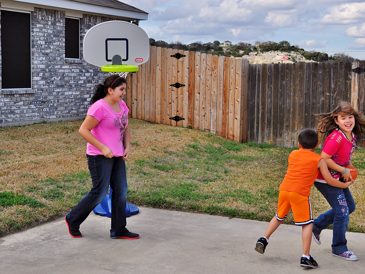Beat #MarchMadness with a Little Tikes Adjust 'N Jam Basketball Hoop and 3 Foot Trampoline from Toys R' Us! #sponsored