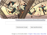 Google Dooodle hari ini: Perayaan 126 Tahun Pembukaan Menara Eifel Ke Publik Google Dooodle hari ini: Perayaan 126 Tahun Pembukaan Menara Eifel Ke Publik