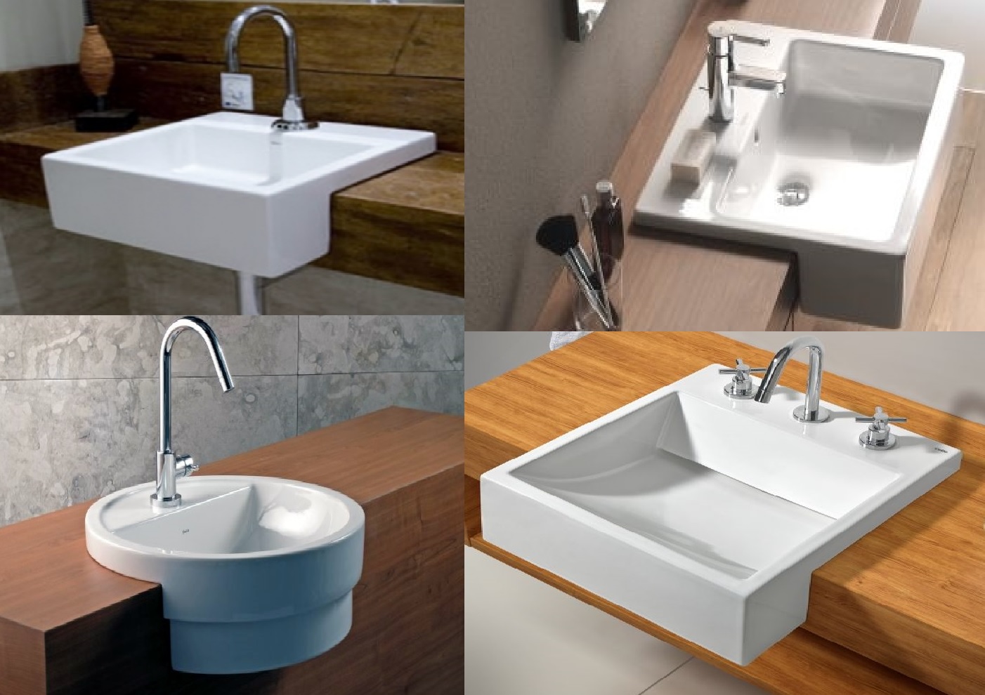 Dicas para Decoração Cubas (pias) de banheiro -> Pia Banheiro Semi Encaixe Dicas para Decoração Cubas (pias) de banheiro -> Pia Banheiro Semi Encaixe