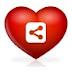 Heart Social Slide Open Widget